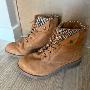 Rock & Candy Brown Suede Ankle Boots